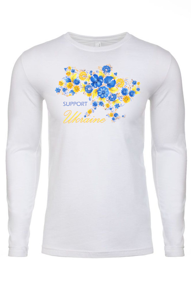 Adult long sleeve shirt "Petrykivka Ukraine"