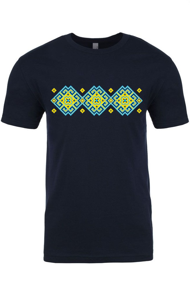 Adult t-shirt "Vortex" yellow