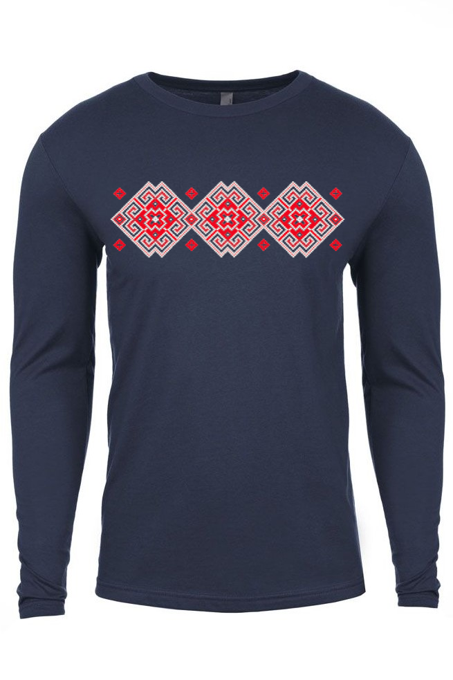 Adult long sleeve shirt "Vortex" red