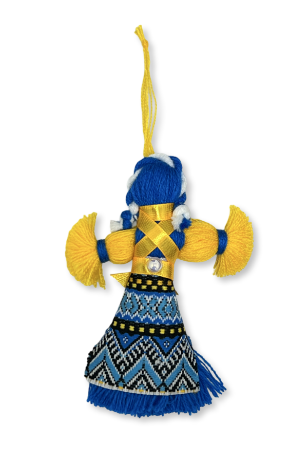 Ukrainian hand-made souvenir magnet "Motanka"