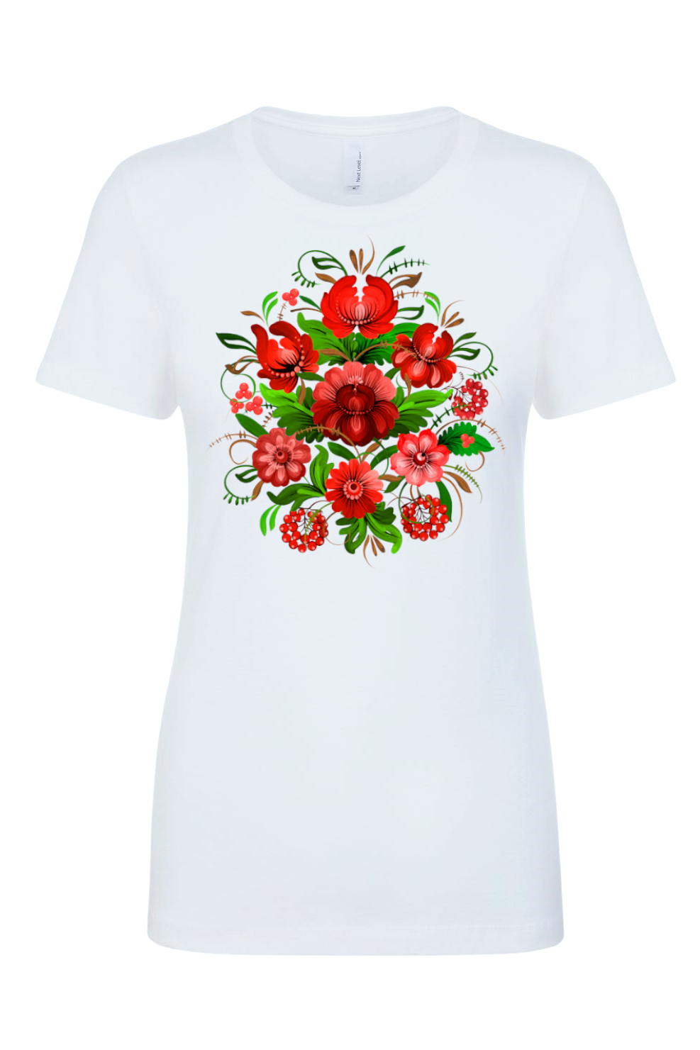 Female fit t-shirt "Petrykivka"