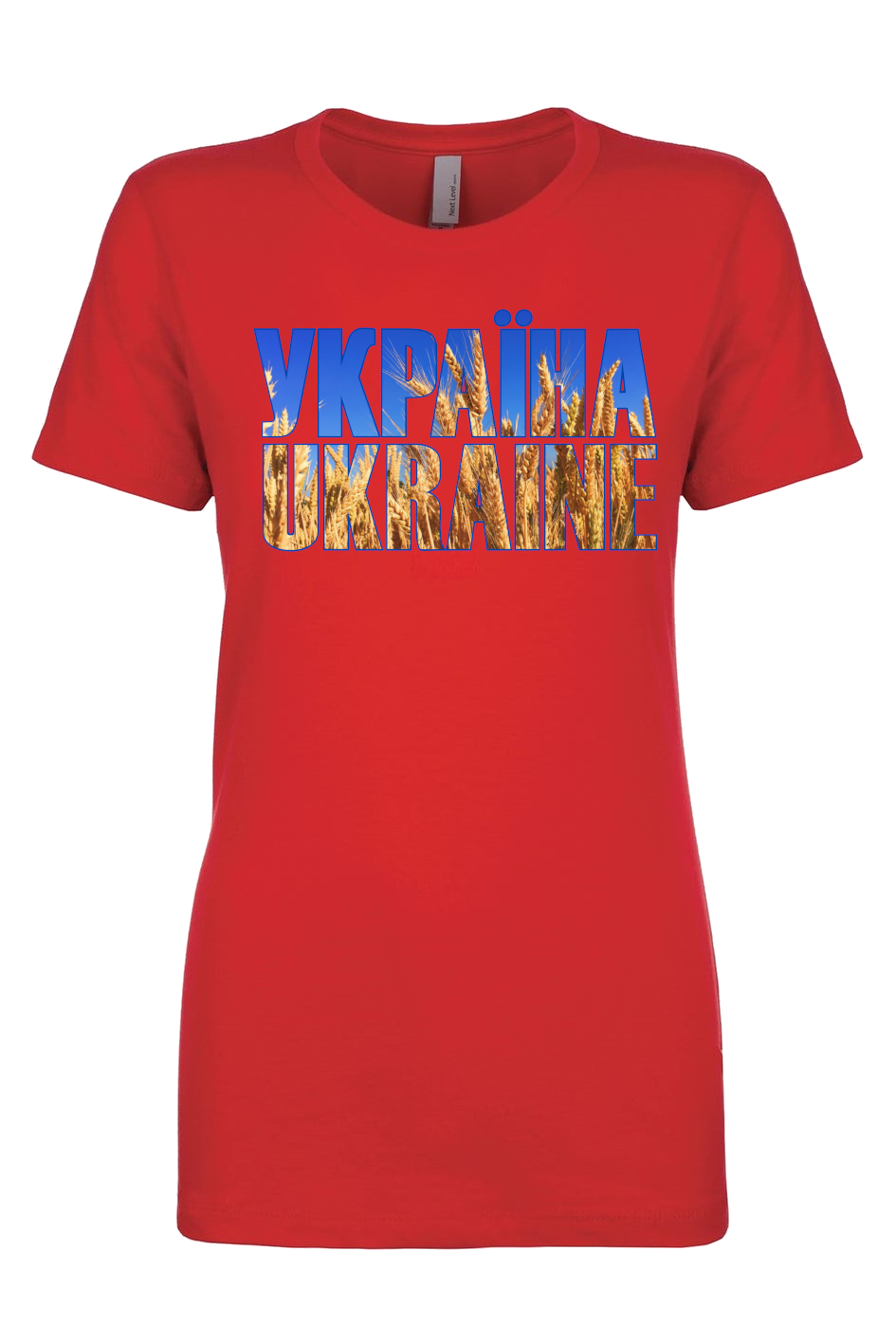 Female fit t-shirt "УКРАЇНА UKRAINE"