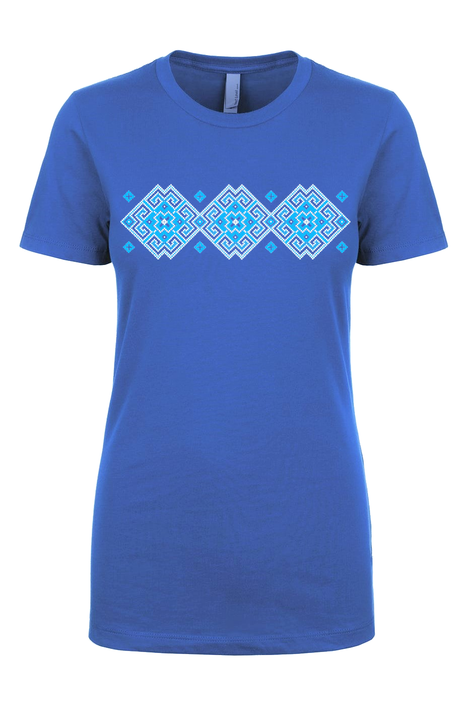 Female fit t-shirt "Vortex" blue