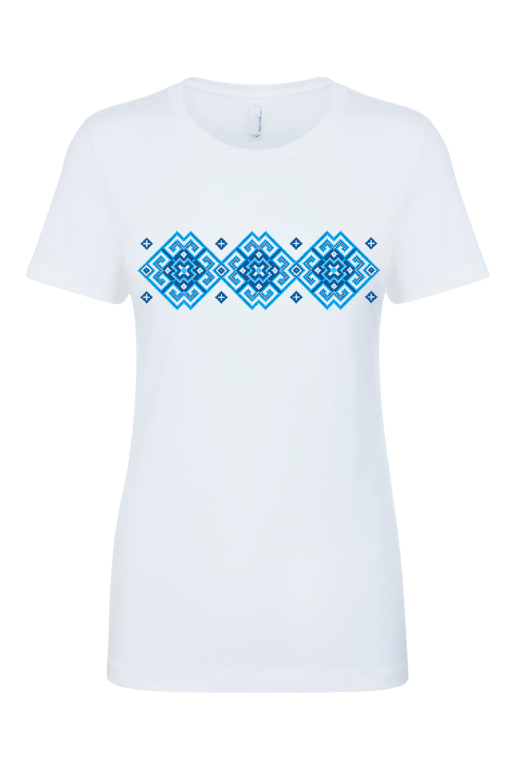 Female fit t-shirt "Vortex" blue