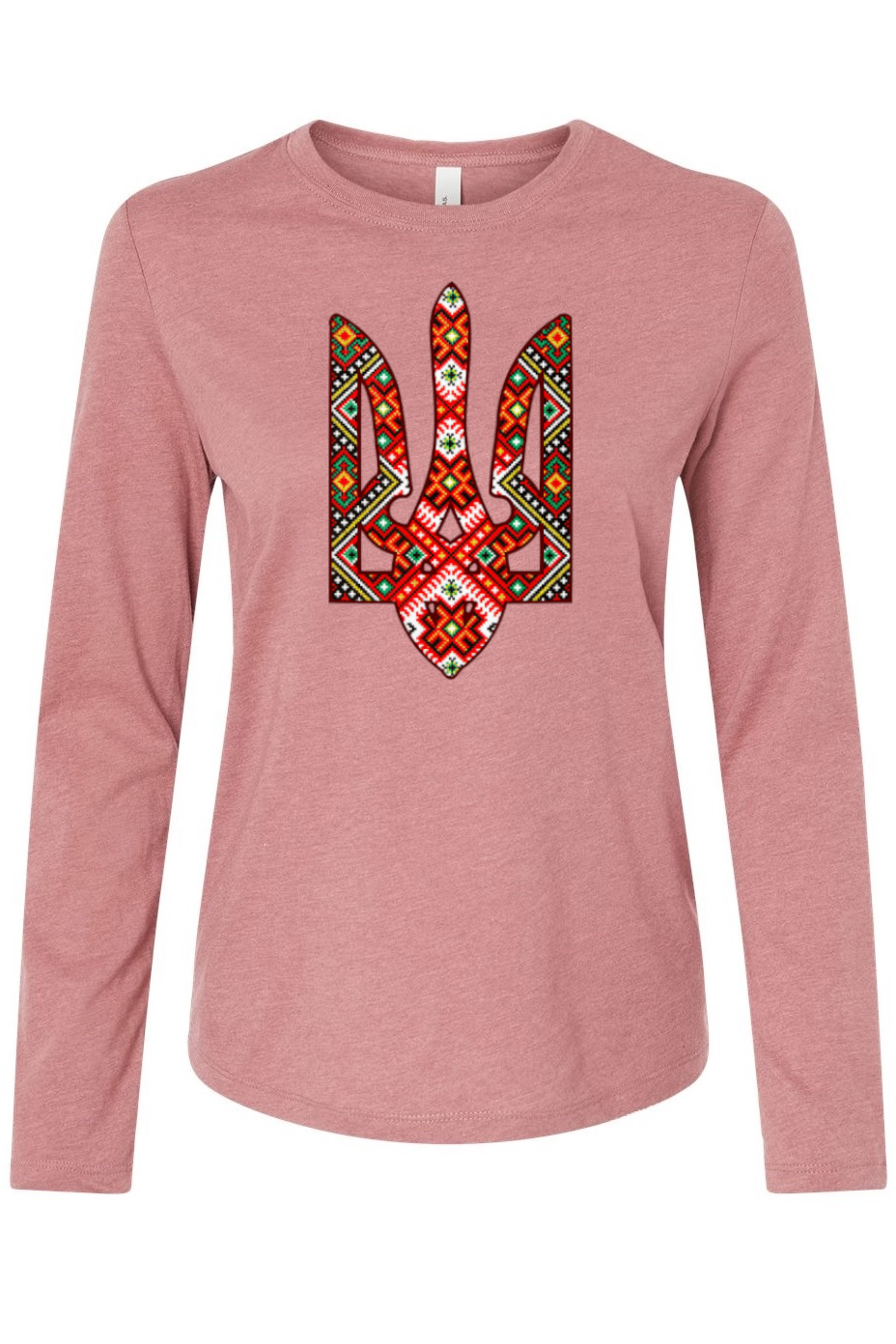 Female long sleeve top "Etno Tryzub"