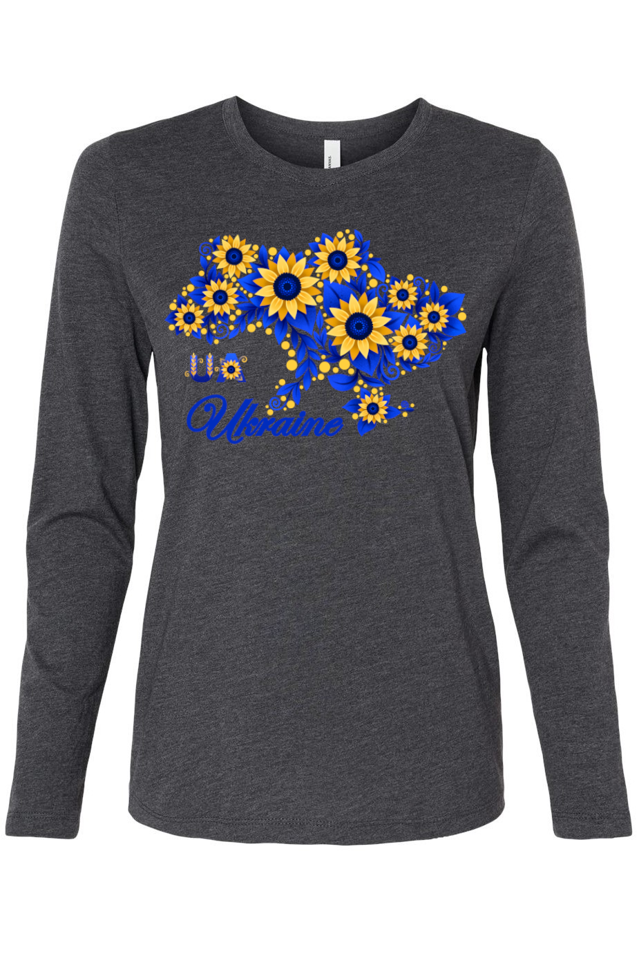 Female long sleeve top "Sunflower Ukraine"