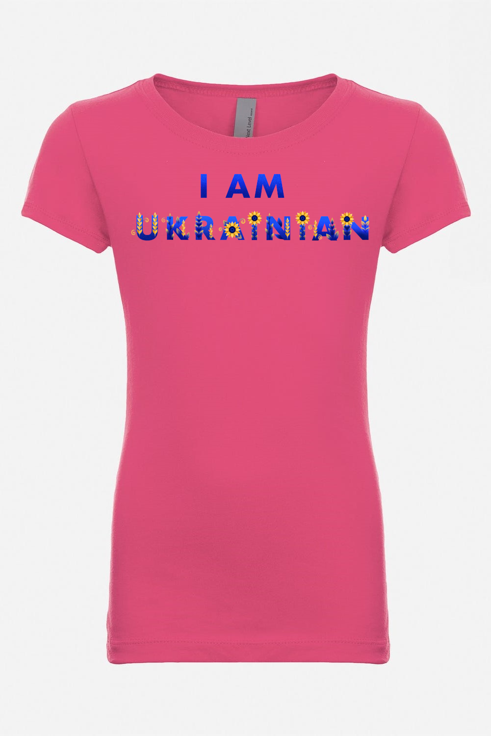 Girl's t-shirt "I AM UKRAINIAN"