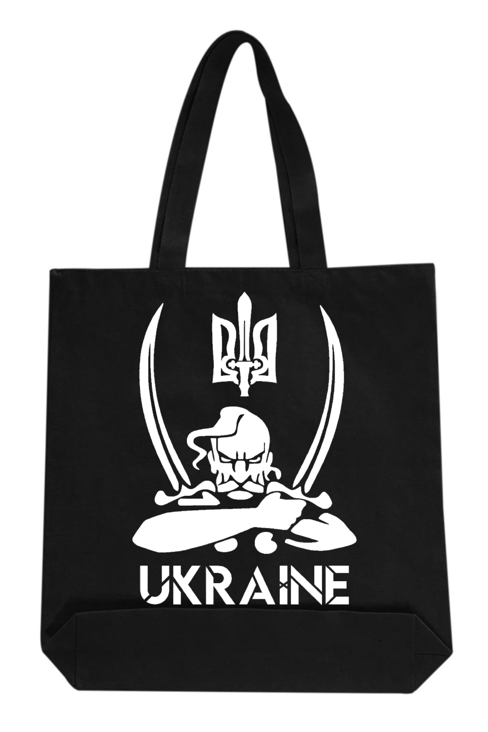 Canvas Tote Bag with Ukrainian print