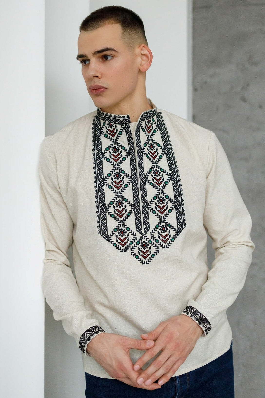 Ukrainian Men's "Podillia" Vyshyvanka