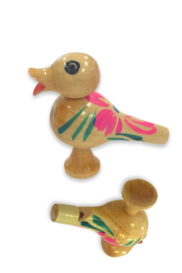 Hand crafted Ukrainian whistle toy