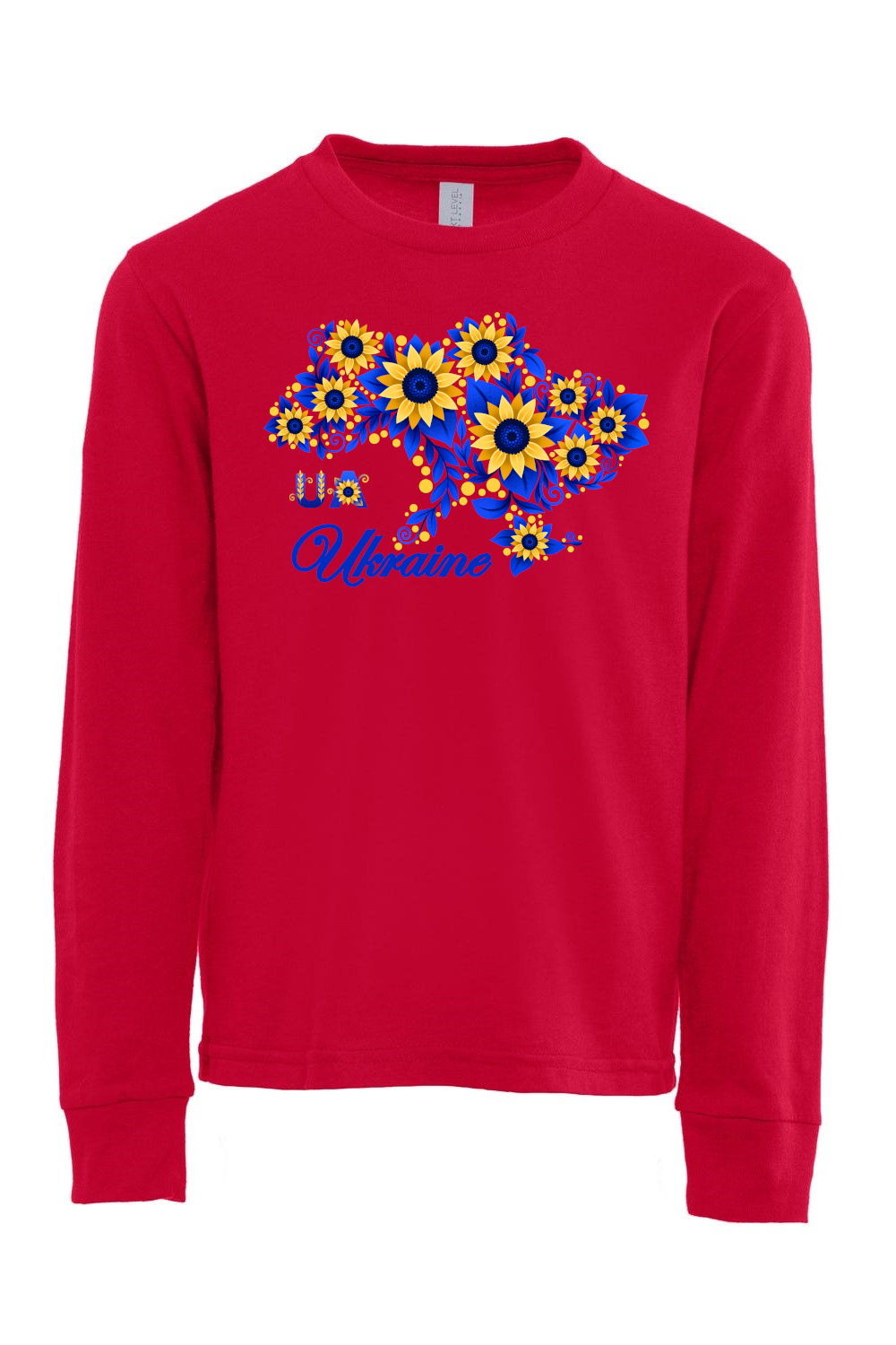 Youth long sleeve shirt "Sunflower Ukraine"