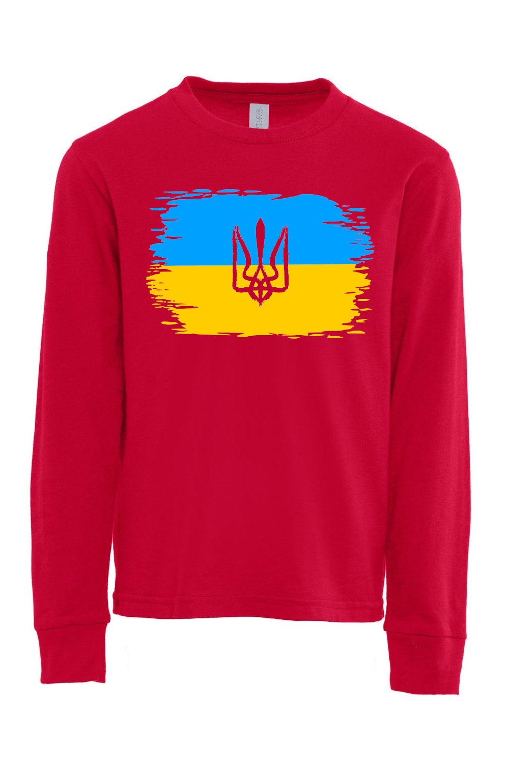 Youth long sleeve shirt "Ukrainian flag"