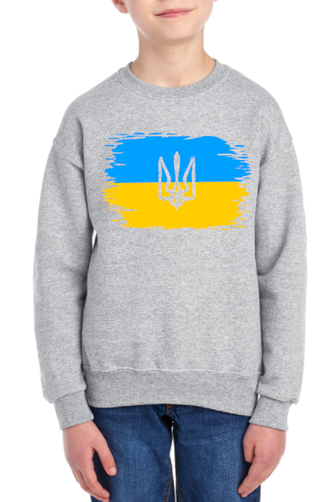 Kids' sweatshirt "Ukrainian Flag"