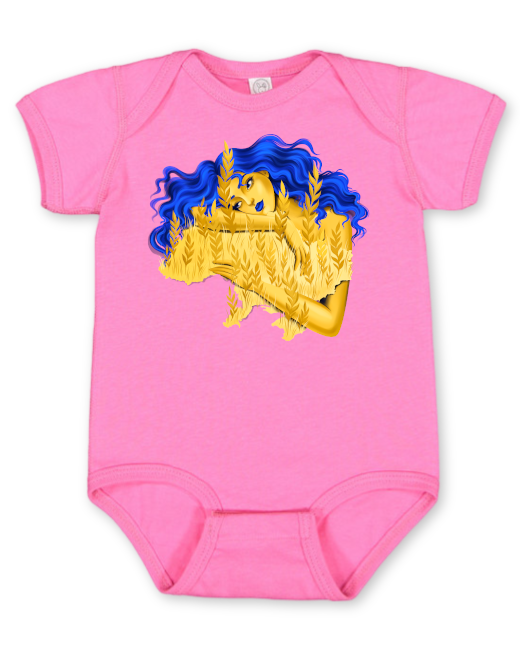 Infant onesie bodysuit "Berehynia"