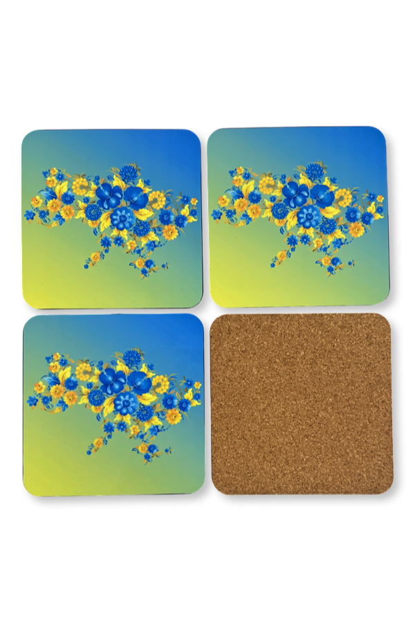 Drink coasters. Set of 4