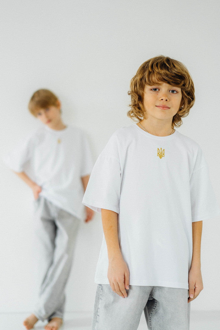Kid's t-shirt "Golden Tryzub"