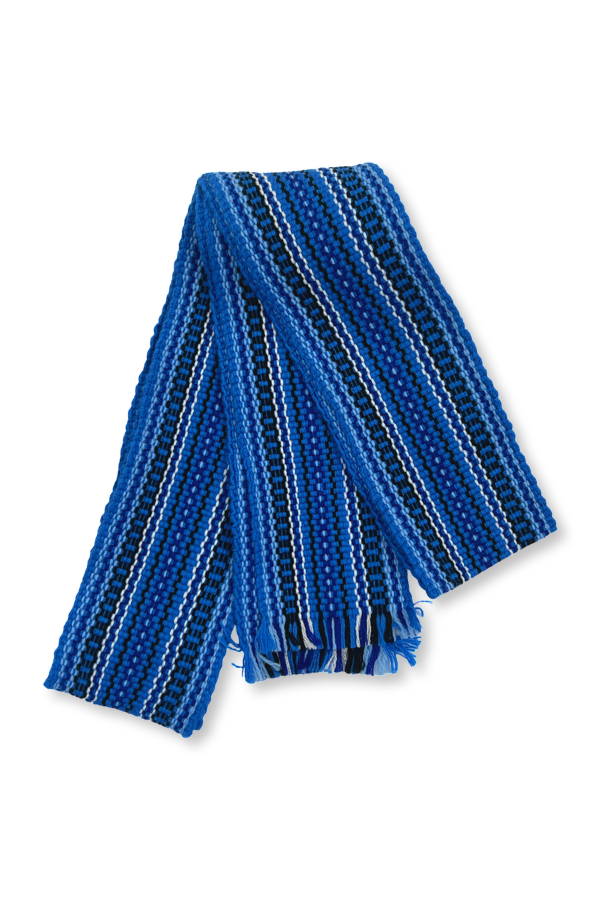 Ukrainian belt "Krayka". Blue. Large