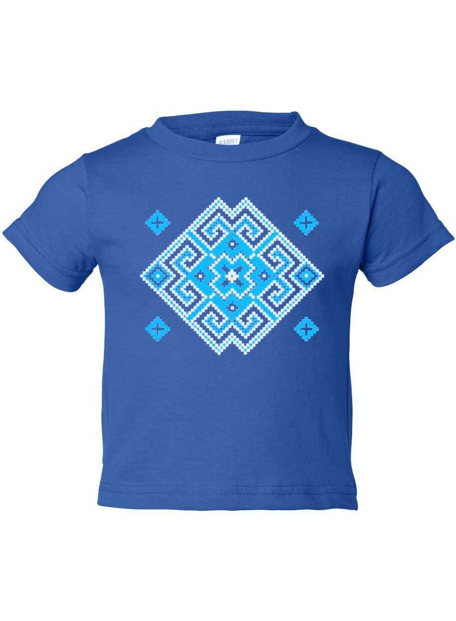 Toddler t-shirt "Vortex" blue