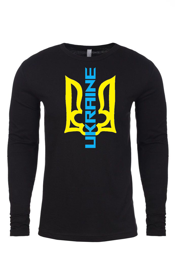 Adult long sleeve shirt "Ukraine Trident"