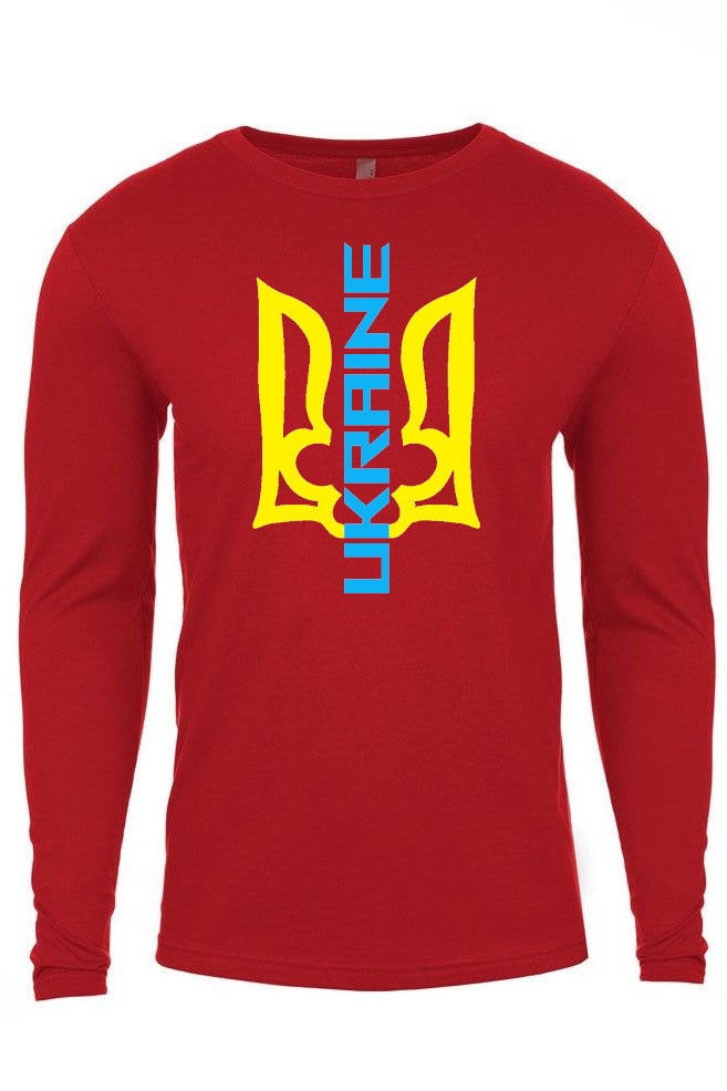 Adult long sleeve shirt "Ukraine Trident"