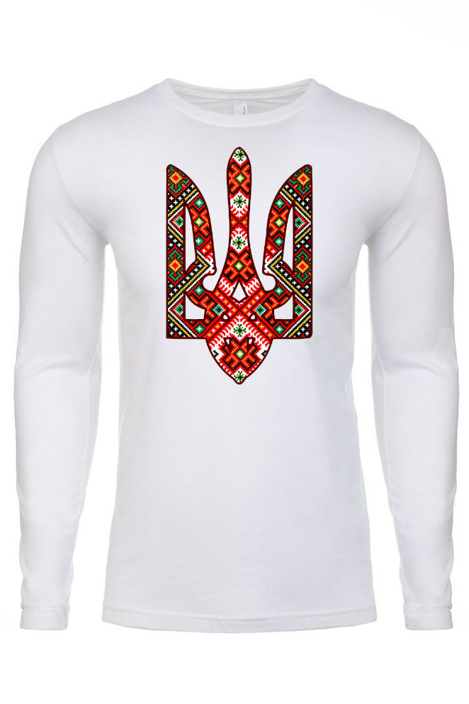 Adult long sleeve shirt "Etno Tryzub"