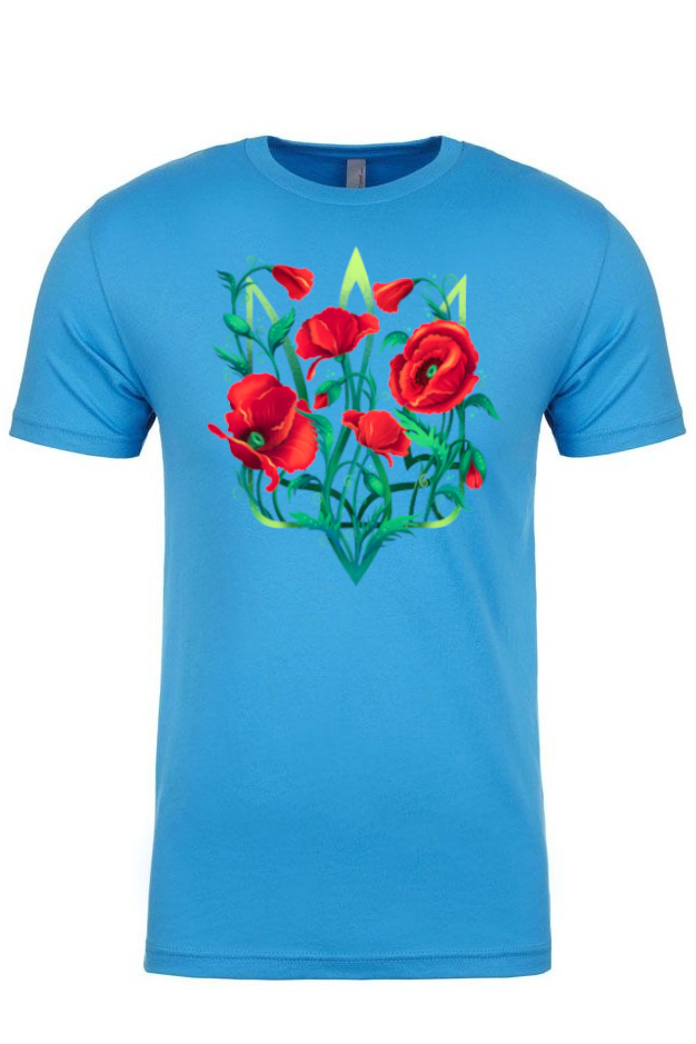 Adult t-shirt "Poppy Tryzub"