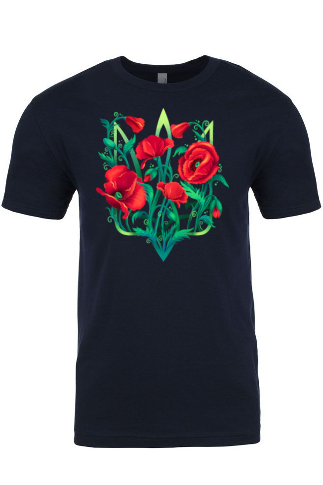 Adult t-shirt "Poppy Tryzub"