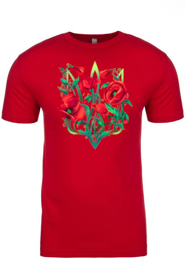 Adult t-shirt "Poppy Tryzub"