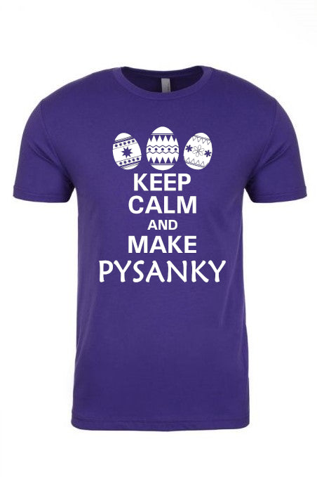 Adult t-shirt "Keep calm and make Pysanky"