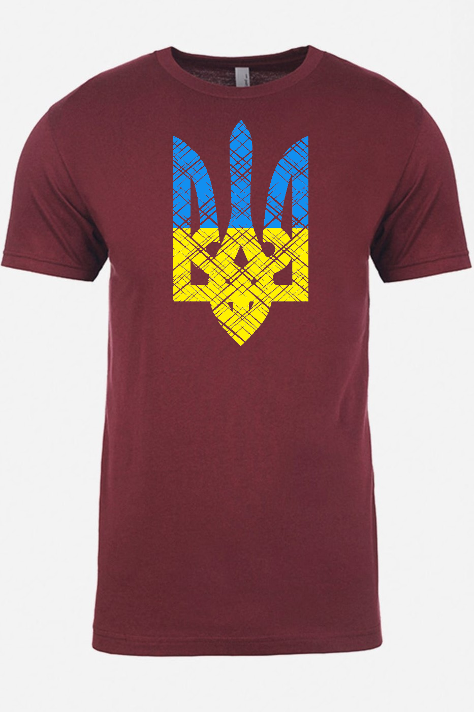 Adult t-shirt "Blue and yellow Trident"