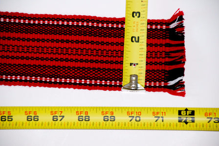 Ukrainian belt "Krayka" red