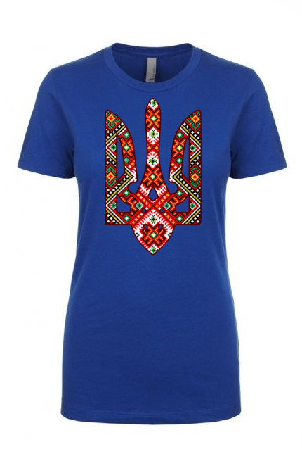 Female fit t-shirt "Etno Tryzub"