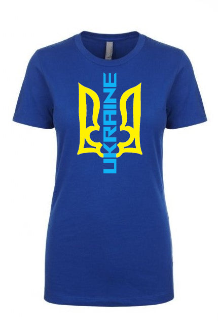 Female fit t-shirt "Ukraine Trident"