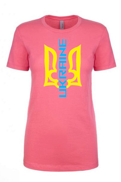 Female fit t-shirt "Ukraine Trident"