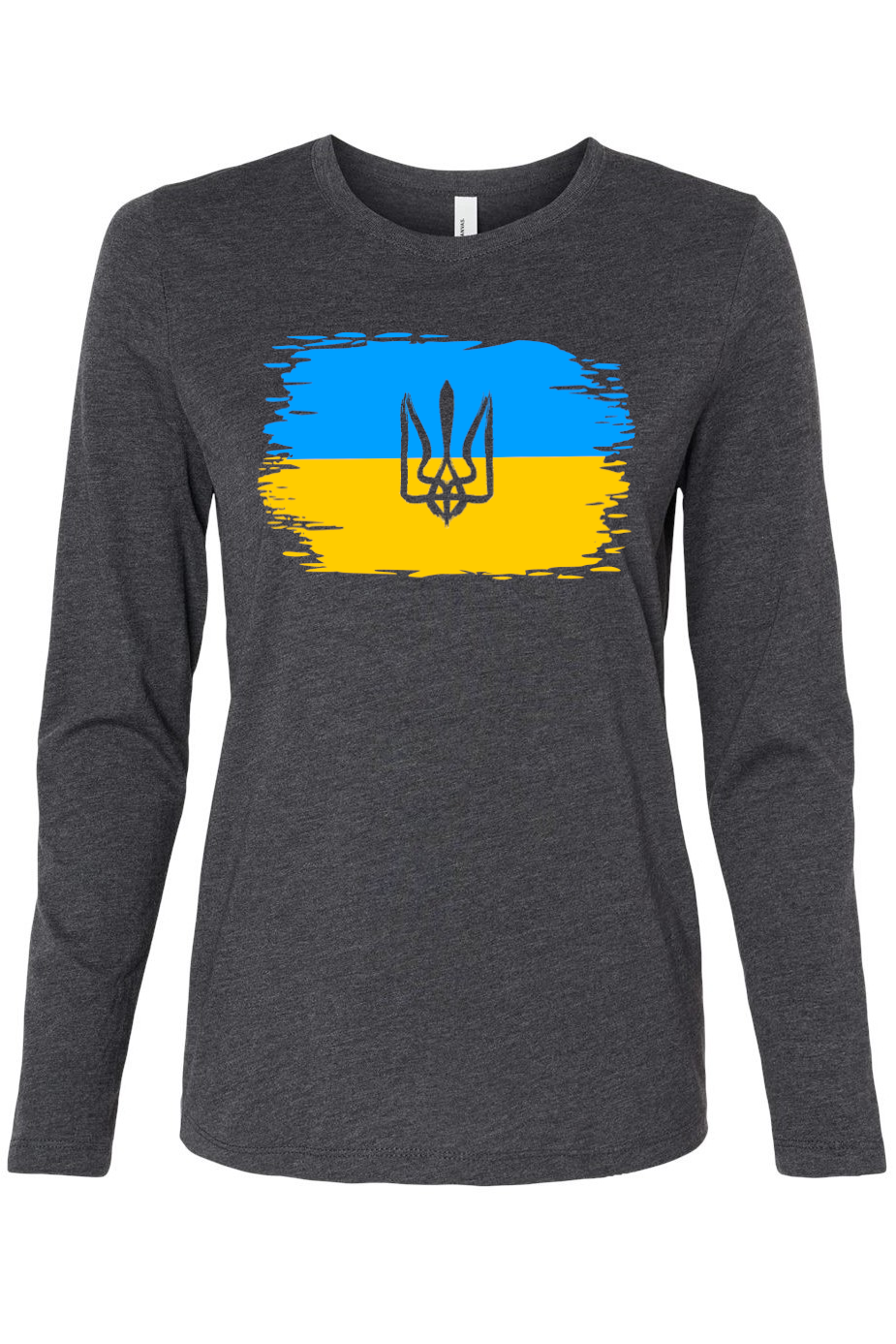 Female long sleeve top "Ukrainian Flag"