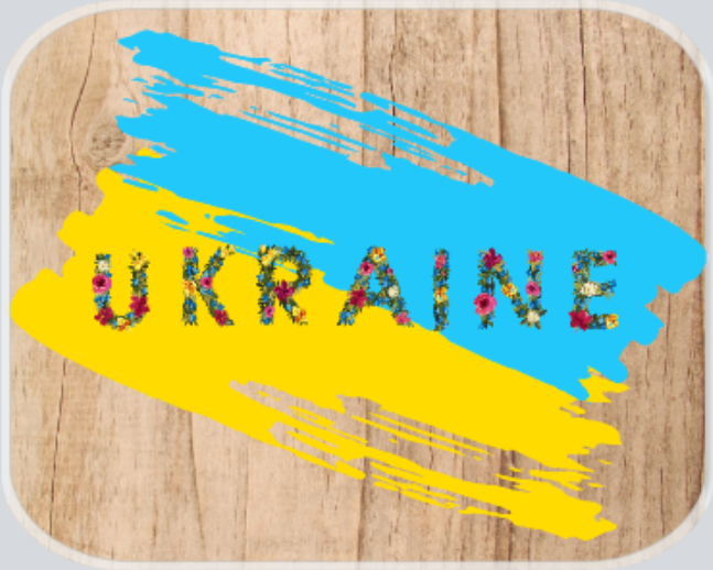 Soft mouse pad with Ukrainian design