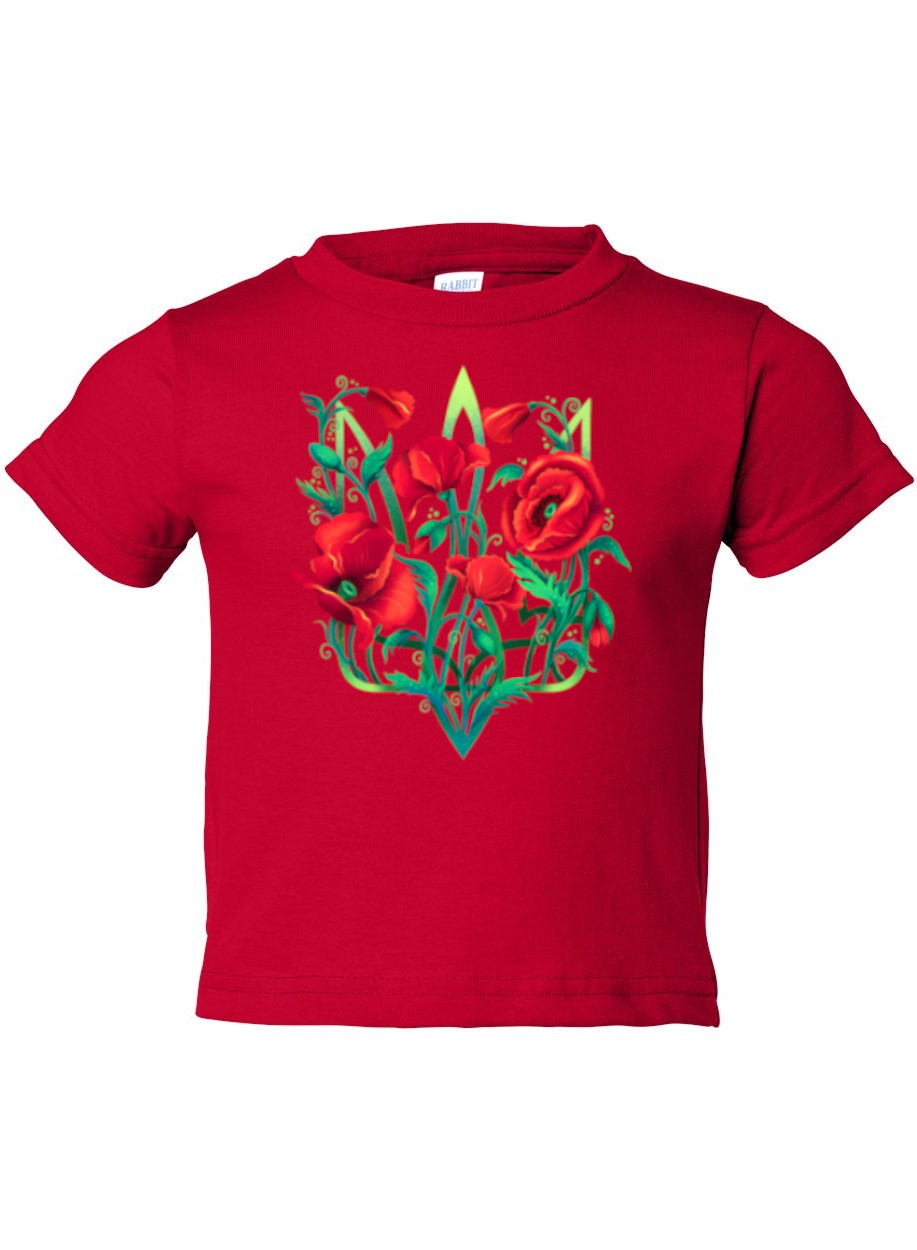 Toddler t-shirt "Poppy Tryzub"