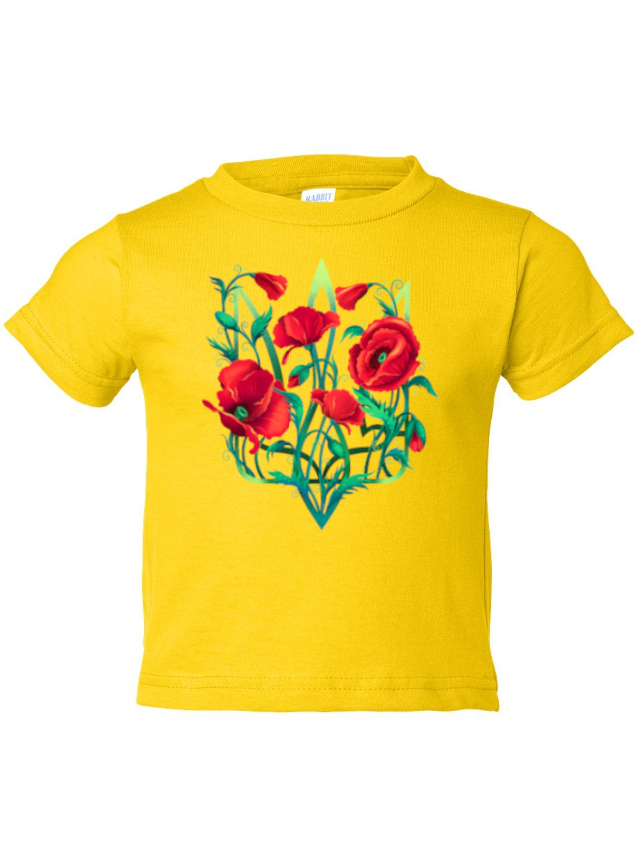 Toddler t-shirt "Poppy Tryzub"