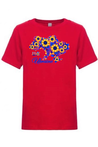 Kid's t-shirt "Sunflower Ukraine"